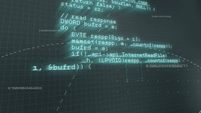 Animation of molecules over data processing on black background. global science, data processing and technology concept digitally generated video. - Powered by Shutterstock - Get 15% off with code: PIKWIZARD15