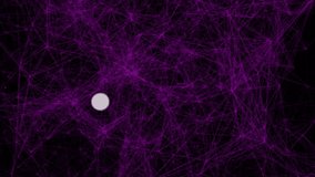 Animation of network of connections with icons over black and purple background. global network, connections and technology concept digitally generated video. - Powered by Shutterstock - Get 15% off with code: PIKWIZARD15