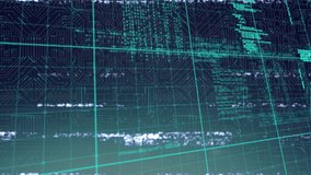 Animation of interference and data processing over computer circuit board. global business, finances and digital interface concept digitally generated video. - Powered by Shutterstock - Get 15% off with code: PIKWIZARD15