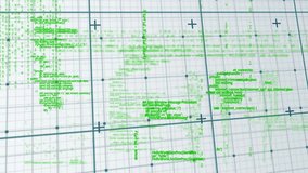 Animation of computer circuit board and data processing over grid. global data processing, computing and digital interface concept digitally generated video. - Powered by Shutterstock - Get 15% off with code: PIKWIZARD15