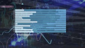 Animation of graphs and financial data over binary code on green background with electricity moving grey icons. Global data processing networks connections and digital interface concept digitally - Powered by Shutterstock - Get 15% off with code: PIKWIZARD15