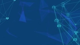 Animation of data processing over city. Global business and digital interface concept digitally generated video. - Powered by Shutterstock - Get 15% off with code: PIKWIZARD15