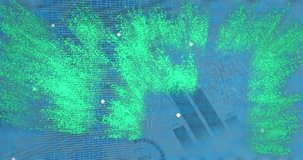 Animation of nft text and binary coding over statistics. Global cryptocurrency, business, finance and data processing concept digitally generated video. - Powered by Shutterstock - Get 15% off with code: PIKWIZARD15