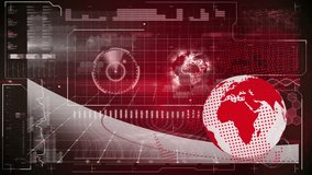 Glowing network of connections and spinning globe against grey background. Global business data processing connections technology and digital interface concept digitally generated video. - Powered by Shutterstock - Get 15% off with code: PIKWIZARD15