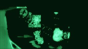 Scanning analyzes animated binary code structures - Powered by Shutterstock - Get 15% off with code: PIKWIZARD15