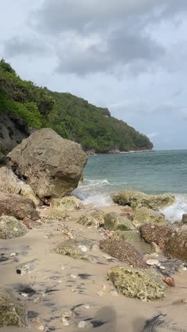 Jagged Coastlines With Colorful Water Pools, Stony Seaside Area With Vibrant Pools And Protective Cliffs, Rocky Shoreline Featuring Energetic Tidepools And Towering Protective Cliffs Over Waters