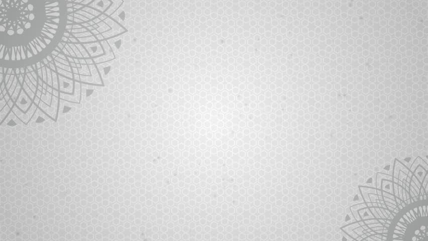 Animated Islamic Geometric Pattern Ramadan Background