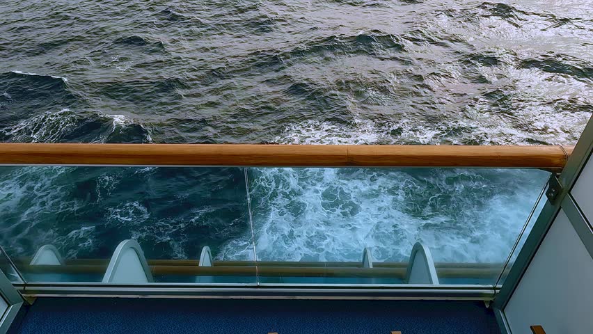 Sailboat traveling in open sea during vacation. Cruise ship sailing