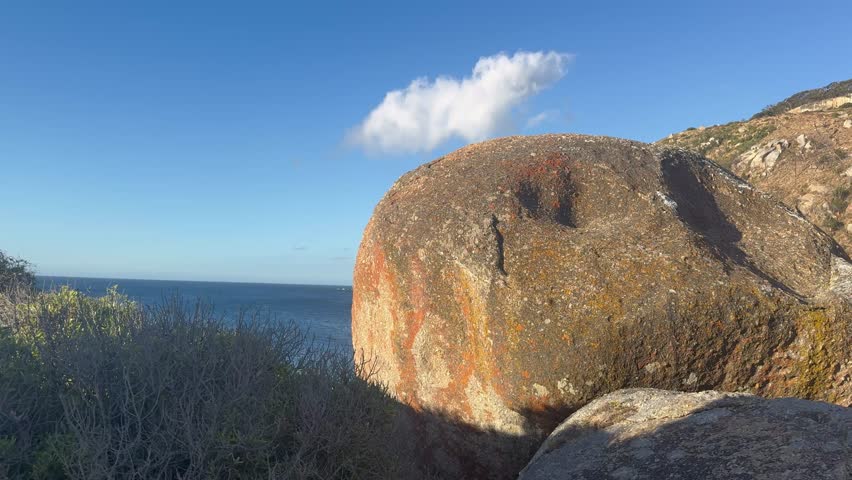 Boulders on the beach in Llandudno, Cape Town, South Africa.