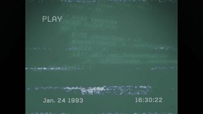 Animation of screen with digital interface, network of connections and data processing with glitch. global connections, digital interface and digital interface concept digitally generated video - Powered by Shutterstock - Get 15% off with code: PIKWIZARD15