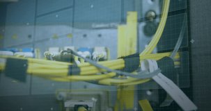 Animation of data processing over computer wires. computers, network, data processing, technology and digital interface concept digitally generated video. - Powered by Shutterstock - Get 15% off with code: PIKWIZARD15