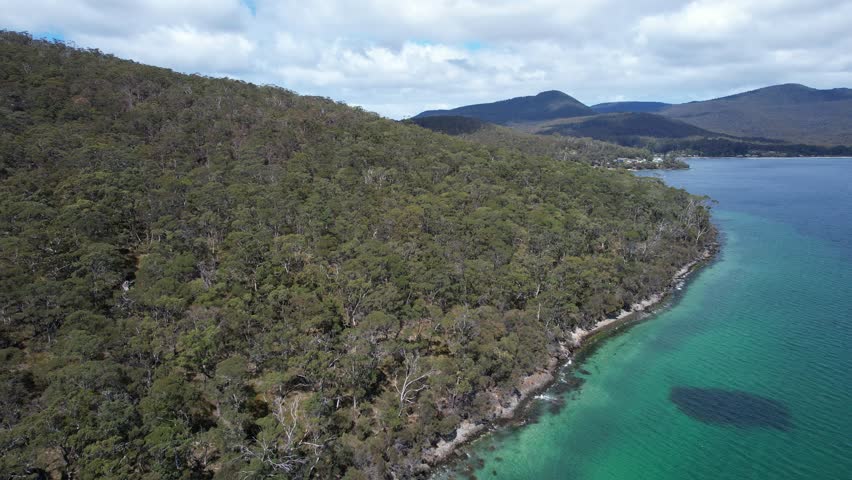 Fluted Cape Walk, South Bruny, Tasmania, Australia - Drone Shot