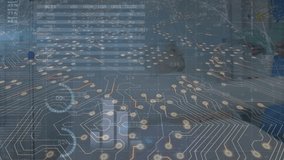 Animation of covid cells and scope scanning. Global business and digital interface concept digitally generated video. - Powered by Shutterstock - Get 15% off with code: PIKWIZARD15