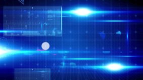 Animation of network of connections with icons and data processing on blue background. Global connections data processing and digital interface concept digitally generated video. - Powered by Shutterstock - Get 15% off with code: PIKWIZARD15