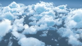 Animation of network of connections over clouds in sky. Global cloud computing, data processing and networks concept digitally generated video. - Powered by Shutterstock - Get 15% off with code: PIKWIZARD15