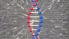 Animation of dna strand, network of connection and data processing. Global science, business, computing, connections and data processing concept digitally generated video. - Powered by Shutterstock - Get 15% off with code: PIKWIZARD15