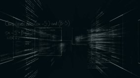 Animation of binary code and scientific data on black background. science, human biology, technology and digital interface concept digitally generated video. - Powered by Shutterstock - Get 15% off with code: PIKWIZARD15