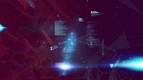 Animation of data processing over network of connections on purple background. Global business, finances and digital interface concept digitally generated video. - Powered by Shutterstock - Get 15% off with code: PIKWIZARD15