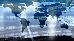 Animation of diverse financial data and graphs over european union flag and winter landscape. Global business communication and digital interface concept digitally generated video. - Powered by Shutterstock - Get 15% off with code: PIKWIZARD15