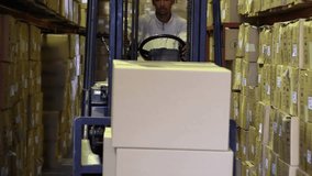 Animation of data processing over cardboard boxes on conveyor belt. Global shipping and connections concept digitally generated video. - Powered by Shutterstock - Get 15% off with code: PIKWIZARD15