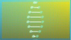 Animation of dna strand on green background. Global social media, technology and digital interface concept digitally generated video. - Powered by Shutterstock - Get 15% off with code: PIKWIZARD15