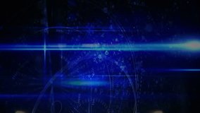 Animation of thank you text in white letters over blue light cyber. Global connections and data processing concept digitally generated video. - Powered by Shutterstock - Get 15% off with code: PIKWIZARD15