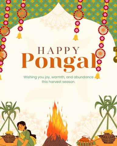 elegant template for pongal.
best for Insta story,stutus,post, banner 