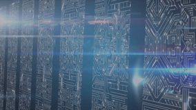 Animation of world map over server room. global technology and digital interface concept digitally generated video. - Powered by Shutterstock - Get 15% off with code: PIKWIZARD15