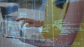 Animation of financial data processing over stock. Global business technology digital interface and connections concept digitally generated video. - Powered by Shutterstock - Get 15% off with code: PIKWIZARD15