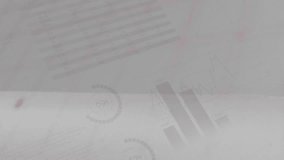 Animation of statistical data processing over business concept icons and spinning euro bills. Global finance and business data technology concept - Powered by Shutterstock - Get 15% off with code: PIKWIZARD15