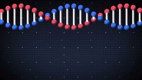 DNA strand and circuit board animation over digital interface background. Biotechnology, genetics, technology, data, futuristic, innovation - Powered by Shutterstock - Get 15% off with code: PIKWIZARD15