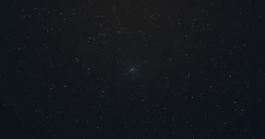 Red title K appearing letters sliding glyphs shifting as flare sweeping forming KICK! for reveal. Space, starfield, lensflare, glow, extruded, typography, logo