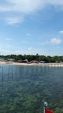 Breathtaking Sea Bridge with Clear Sky and Water
