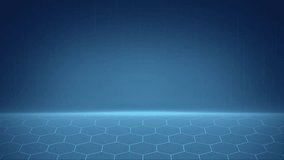 Introduction Business finance concept on virtual screen. glowing blue circular holographic display, sci-fi business concept, 3d , Futuristic technology interface, digital data visualization,4k video - Powered by Shutterstock - Get 15% off with code: PIKWIZARD15