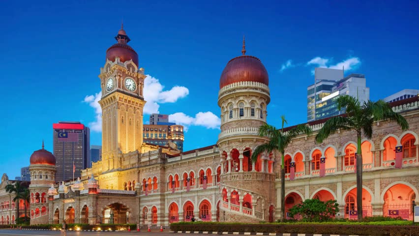 National Textile Museum located at Kuala Lumpur in Malaysia. Translation: "National Textile Museum"Sultan Abdul Samad Building in Kuala Lumpur, Malaysia.Merdeka Square in downtown Kuala Lumpur MalaysiaKuala Lumpur ,   Malaysia A landscape of the historical Sultan Abdul Samad building on a cloudy dayskyscraper, brick, destination, metropolis, court, islamic,  , buildings, blue, islam, central, government, freedom, famous, malaysian, culture, arch, landscape, capital, travel, sultan, urban, asia, kl, architecture, malaysia, tourism, exterior, city, samad, abdul, square, history, clock, heritage, merdeka, tower, landmark, cityscape, colonial, building, historical, asian, historic, street, dome, kuala downtown, independence