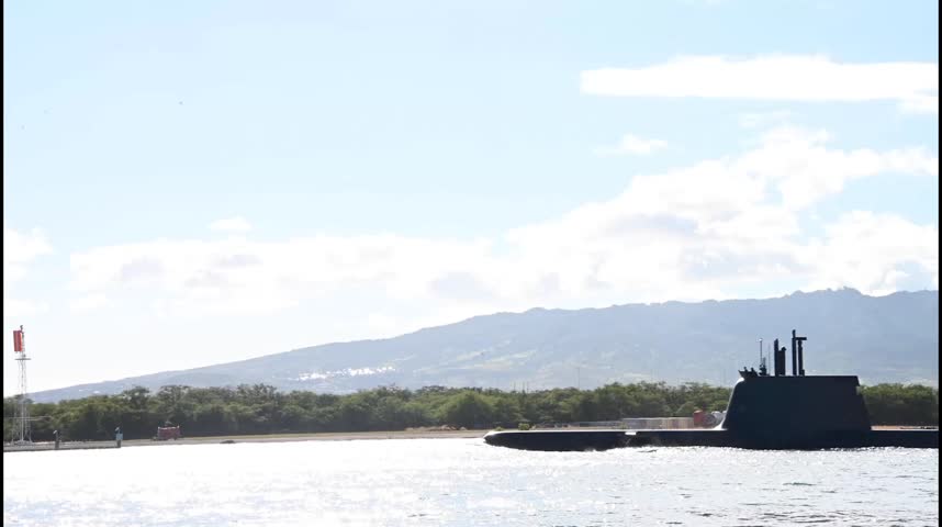 The Republic of Korea Navy submarine Lee Beom-seok (SS-081) departs Joint Base Pearl Harbor-Hickam, Hawaii, to begin the Force Integration phase of Exercise Rim of the Pacific (RIMPAC)
Date Taken:	07.08.2024
Location:	JOINT BASE PEARL HARBOR-HICKAM, HAWAII, US