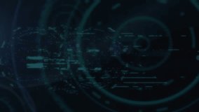 Animation of data processing over landscape. Global business finance and data processing concept digitally generated video. - Powered by Shutterstock - Get 15% off with code: PIKWIZARD15