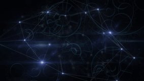 Animation of purple mesh and globes with networks of connections. Global networks, connections and data processing concept digitally generated video. - Powered by Shutterstock - Get 15% off with code: PIKWIZARD15