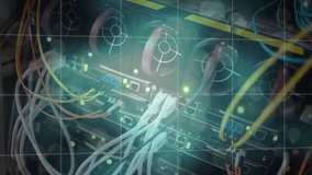 Animation of statistics, computer server and data processing. Global online security, business, finance and data processing concept digitally generated video. - Powered by Shutterstock - Get 15% off with code: PIKWIZARD15