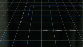 Animation of financial data processing and statistics over flame. Global business, finance, data processing and connections concept digitally generated video. - Powered by Shutterstock - Get 15% off with code: PIKWIZARD15