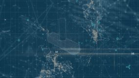 Animation of mathematical equations, dna strand and data processing over black background. Global science, computing, connections and data processing concept digitally generated video. - Powered by Shutterstock - Get 15% off with code: PIKWIZARD15