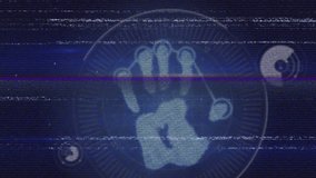 Animation of clock over data processing on black background. Global communication and data security concept digitally generated video. - Powered by Shutterstock - Get 15% off with code: PIKWIZARD15