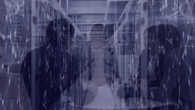 Animation of financial data processing over diverse unk financial data and graphs and servers. Global business connections digital interface and technology concept digitally generated video. - Powered by Shutterstock - Get 15% off with code: PIKWIZARD15