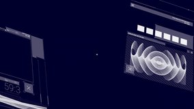 Animation of on black background. Global internet security connections and data processing concept digitally generated video. - Powered by Shutterstock - Get 15% off with code: PIKWIZARD15