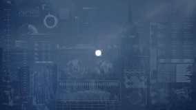 Animation of moving clock with icons over navy background. global network, connections, data and technology concept digitally generated video. - Powered by Shutterstock - Get 15% off with code: PIKWIZARD15