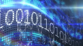Animation of lights and binary code on digital display. Network, data processing, computers and technology concept digitally generated video. - Powered by Shutterstock - Get 15% off with code: PIKWIZARD15