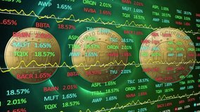 Animation of data processing and virus cells over flag of ecuador on black background. Global finances business digital interface technology and networking concept digitally generated video. - Powered by Shutterstock - Get 15% off with code: PIKWIZARD15