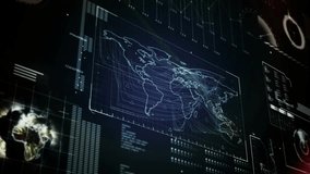 Animation of countdown over round scanner and data processing against black background. Computer interface and business technology concept - Powered by Shutterstock - Get 15% off with code: PIKWIZARD15