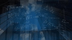 Animation of financial data processing over city. Global business, finance and data processing concept digitally generated video. - Powered by Shutterstock - Get 15% off with code: PIKWIZARD15