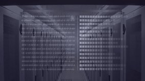 Animation of scope scanning and data processing over computer servers. Global business, finances, computing and data processing concept digitally generated video. - Powered by Shutterstock - Get 15% off with code: PIKWIZARD15